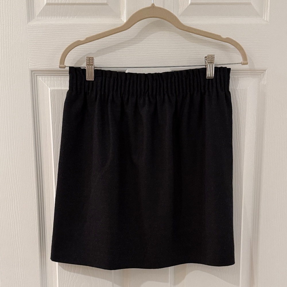 J. Crew Black Mini Skirt